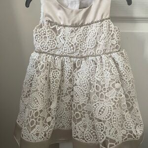 Rare Editions Ivory Satin and lace Dresses
